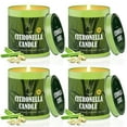 thumbnail image 1 of Citronella Candles Outdoor Set, 4Pack Jar Candle for Camping Backyard Picnic, Scented Candle Gifts Set for Men Women, 9Oz Bug Non Toxic Mosquito Candles Repellent Garden Decor Camping Essential C108, 1 of 3