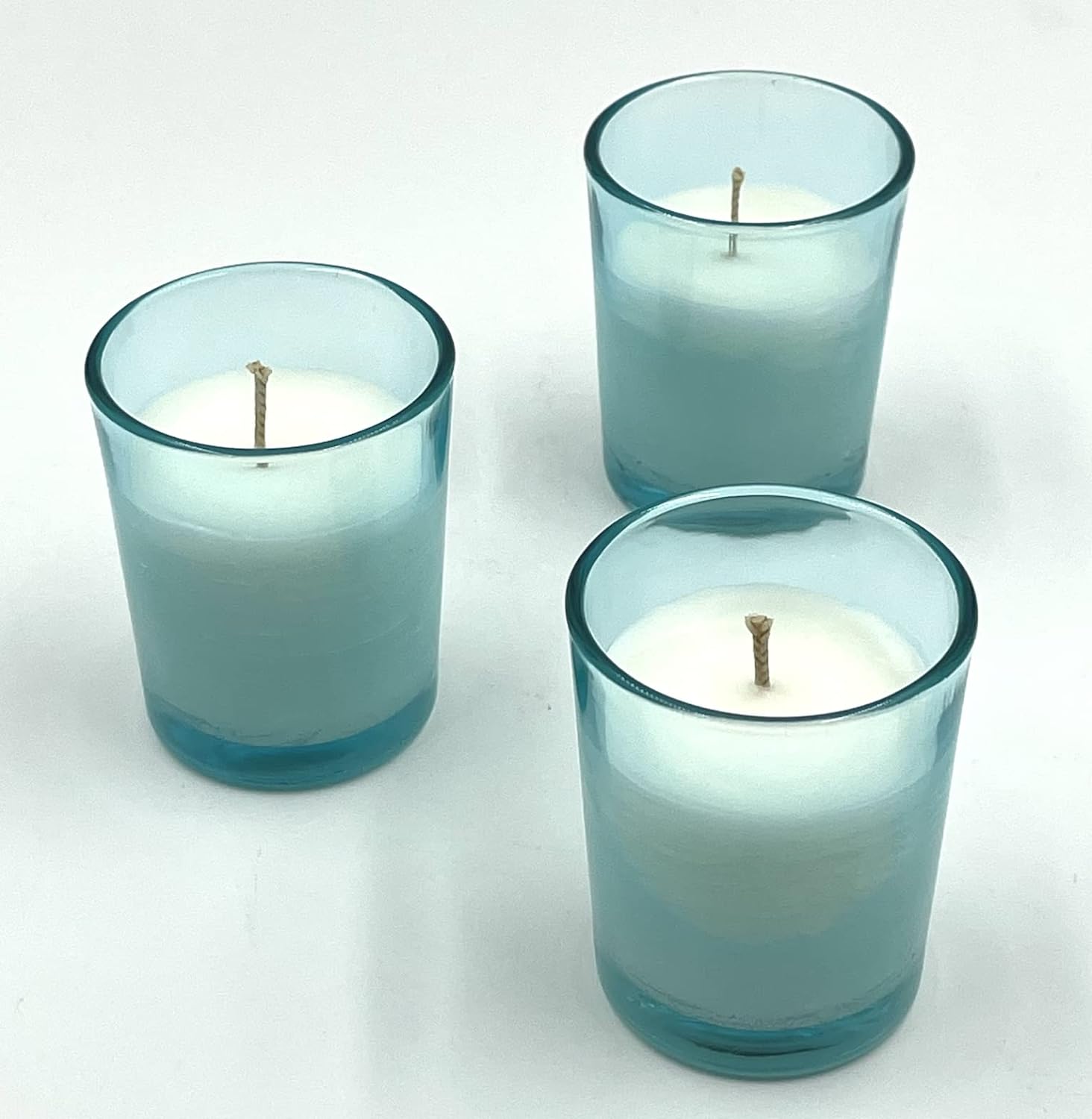 Citronella Glass Votive Candles (Set Of 12) Hand Poured In Candle For