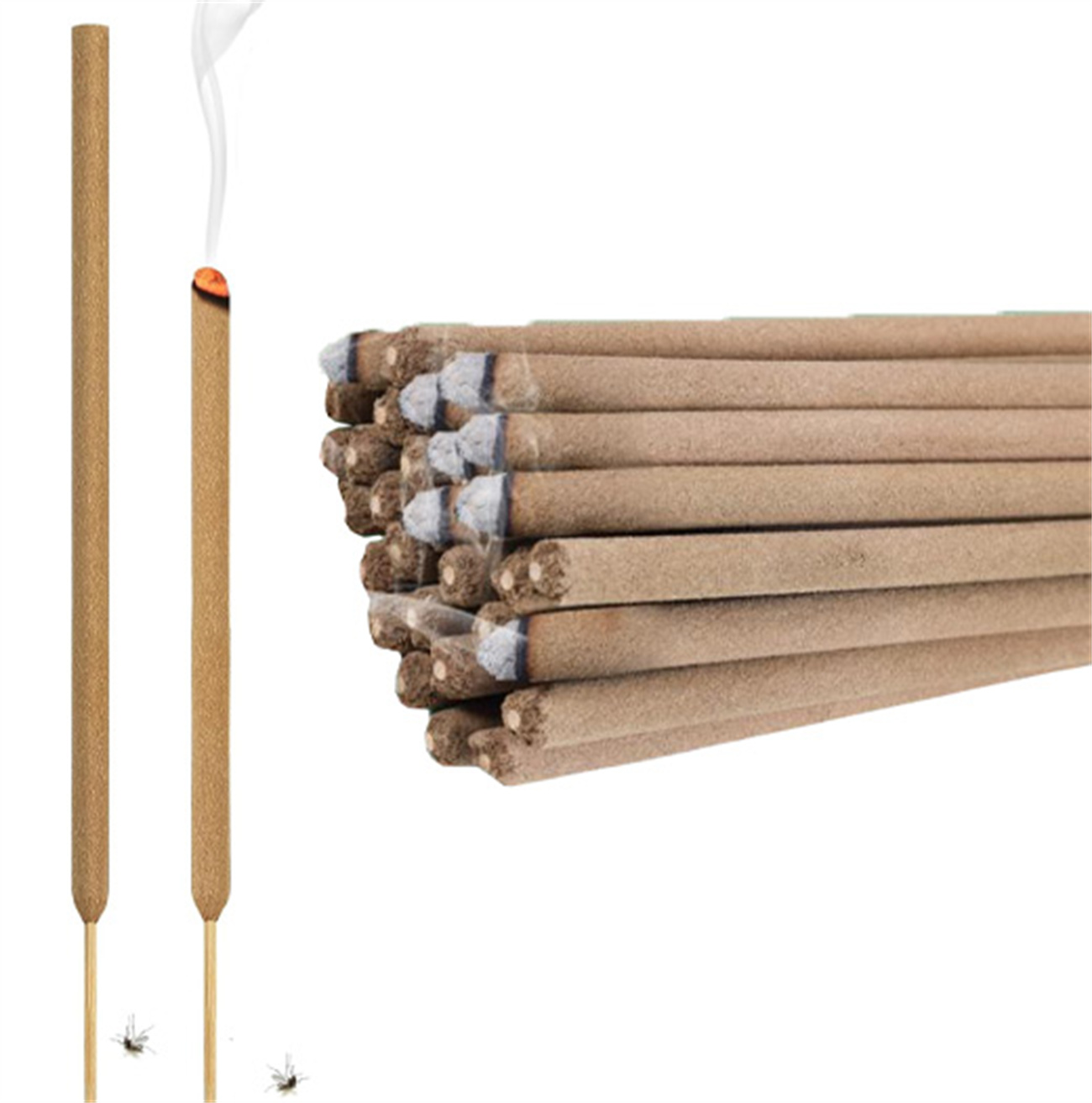 Citronella Oil Mosquito Incense Sticks,Bexikou 20 Pack Natural Citronella Incense Sticks Outdoor,Organic Mosquito Barrier Mosquito Repeller for Backyard Travel Camping Indoors Gnat Mosquito Control