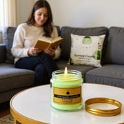 3-Pack Large Citronella Candles - 13.5oz Soy Wax Outdoor Bug Repellent With 3 Wicks