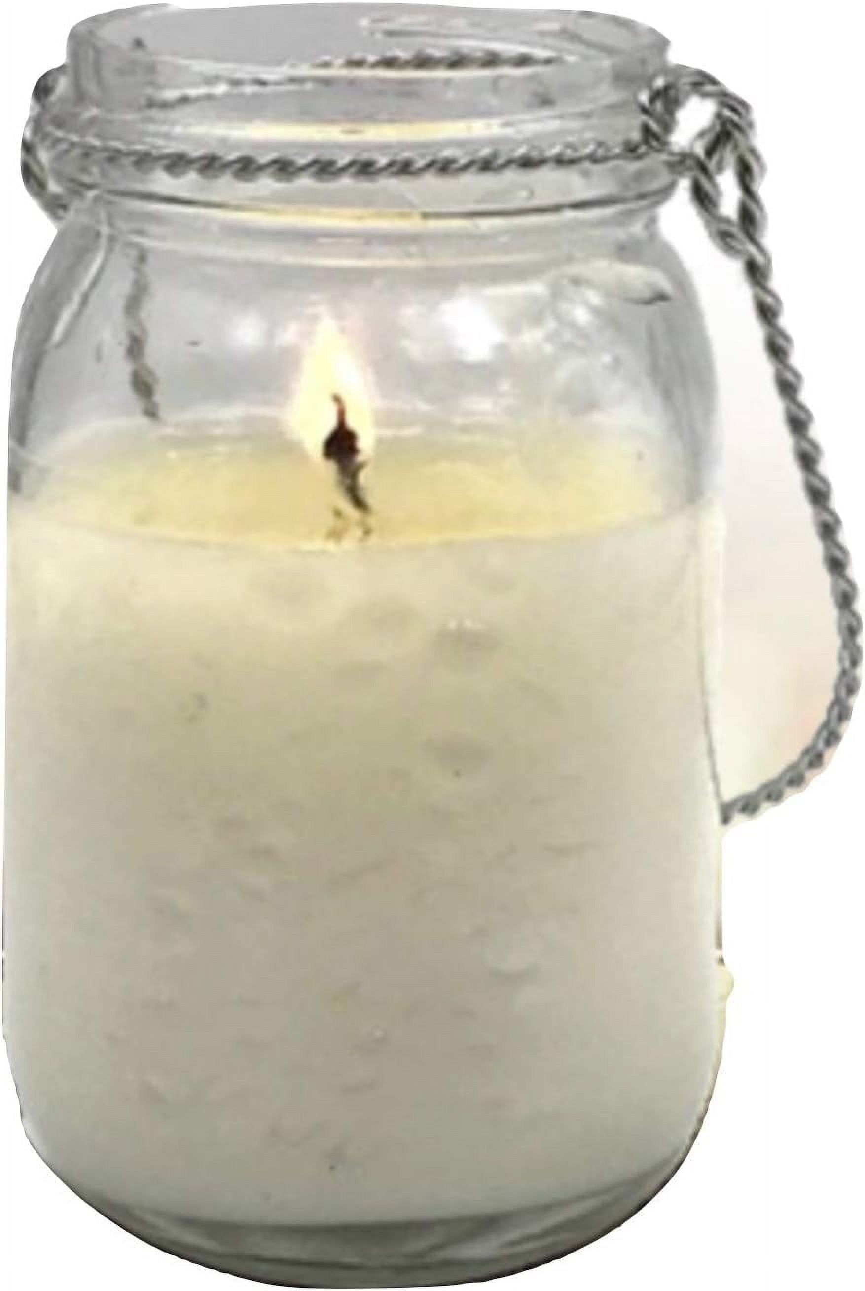Citronella Scented Mason Jar Hanging s indoor and outdoor. Natural