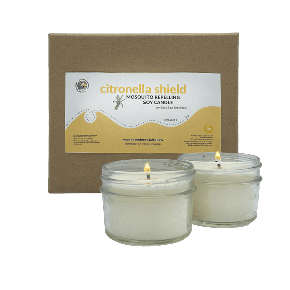 Citronella Shield - Soy Candle 3oz 2 Pack, Best Bee Brothers