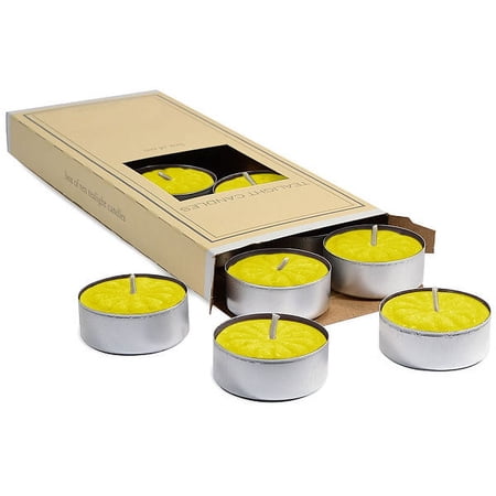 Citronella Tea Lights 10 candles per box 1.5 in. diameter x .63 in. tall