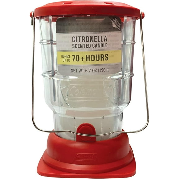 Citronella candle outdoor lantern, classic design, easy to carry and hang, extended burning time, suitable for camping, picnic and patio atmosphere