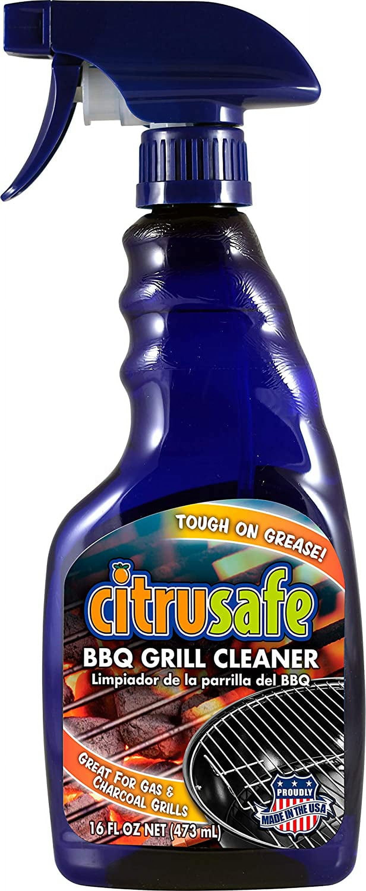 CitruSafe 16 Fl Oz BBQ Grill Cleaner Cleans Burnt Food and Grease