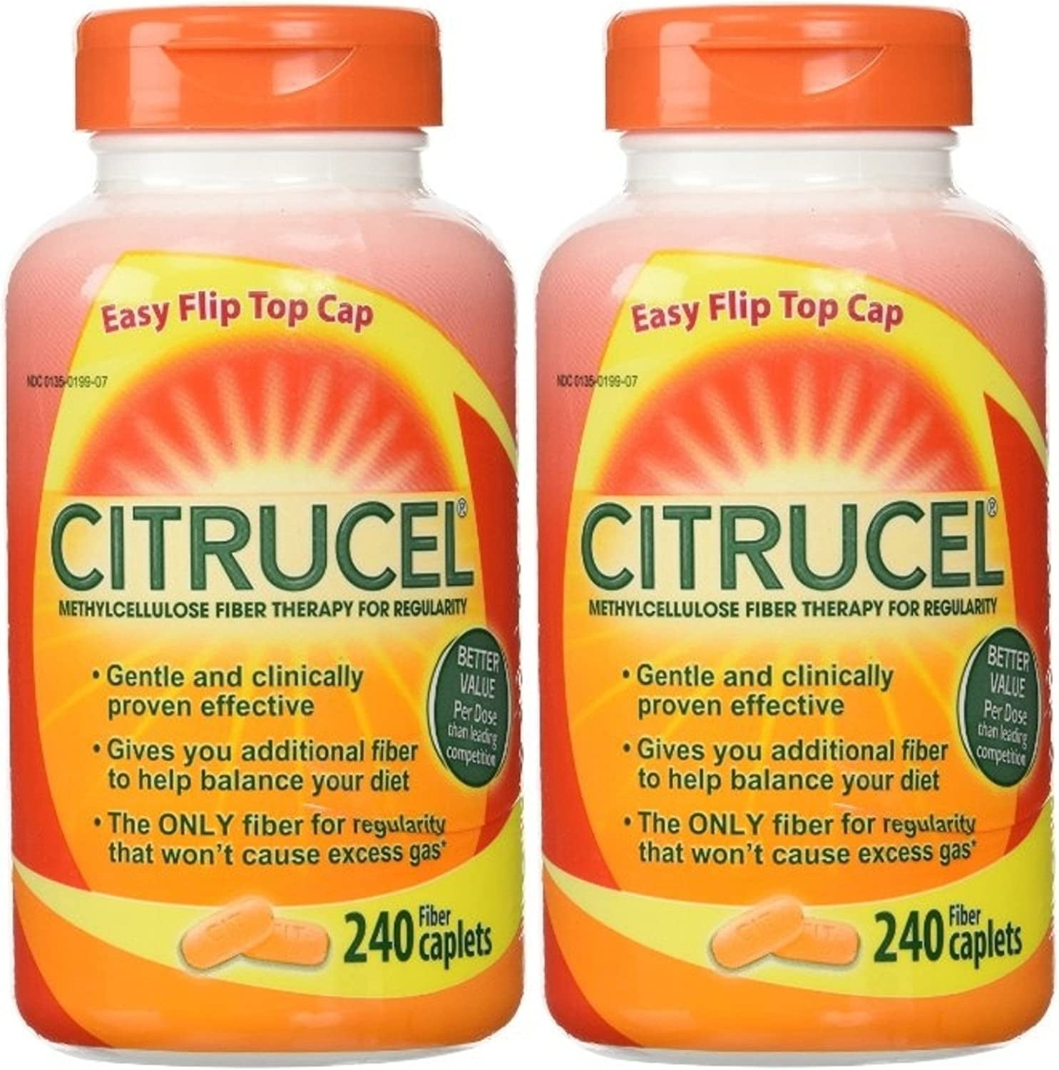 Citrucel Fiber Therapy for Regularity 500 mg, 480 Caplets
