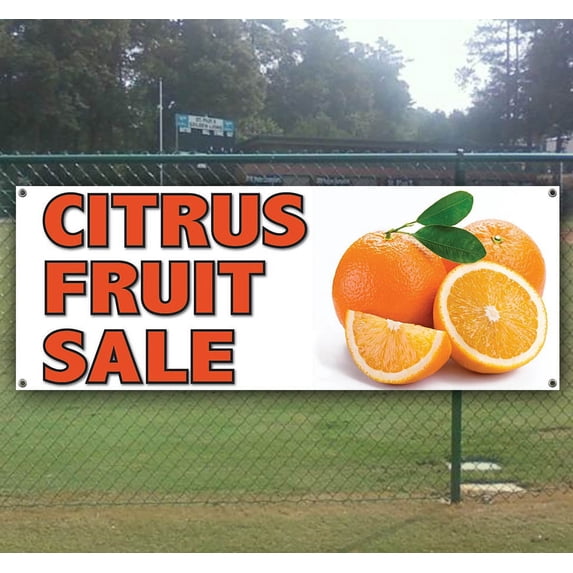 Citrus 13 oz Vinyl Banner With Metal Grommets