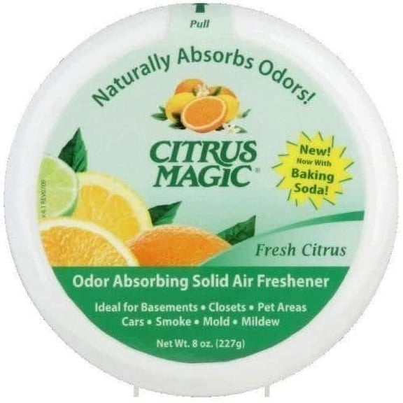 Citrus Magic Solid Air Freshener - Citrus Scent - 8 Oz