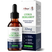 Citrus Bergamot Supplement, Citrus Bergamot Liquid Drops - Heart & Digestive Support, 2 Fl Oz 60mL