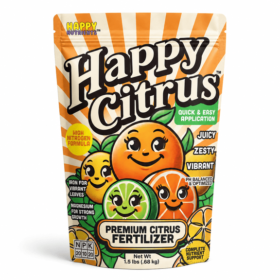 Citrus Fertilizer - High Nitrogen Citrus Tree & Plant Fertilizer with Iron - Nutrient Support for Juicy, Flavorful Citrus - 1.5 lbs for Indoor/Outdoor Citrus Trees & Fruit Plants