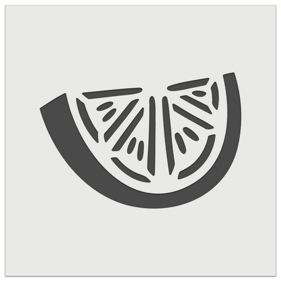 Citrus Fruit Slice Orange Lemon Lime DIY Cookie Wall Craft Stencil - 5.5 Inch
