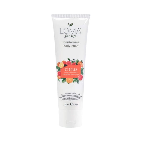 Loma Hand and Body Lotion, Moisturizing Lotion with Aloe Vera Gel, Citrus, 3 fl oz