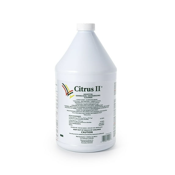 Citrus II Surface Disinfectant Cleaner Liquid 1 gal. Jug Citrus Scent 4 Ct 633712928
