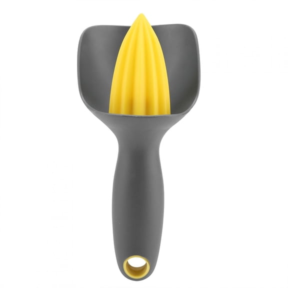 Citrus Juicer Squeezer, Ergonomic Maximum Extraction Manual Mini Lemon Squeezer Juicer for Lime Orange Fruits[Dark gray]