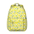 thumbnail image 1 of Citrus Lemon Backpack - Roomy College Rucksack with Padded Laptop Sleeve, Fashionable Bookbag for High School Students, Lightweight Durable Design, Great Gift for Campus Life, 1 of 6