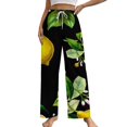 thumbnail image 1 of Citrus Lemons Vintage Art Pajamas For Women Loose Retro Night Pajama Pants Comfortable Sleepwear Bottoms Homewear, 1 of 6