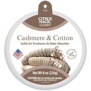 Citrus Magic For Closets Odor Absorbing Solid Air Freshener, Cashmere and Cotton, 8-Ounce