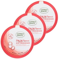Citrus Magic Holiday Odor Absorbing Solid Air Freshener, Holly Jolly Peppermint, 7 oz., 3 Pack