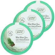 Citrus Magic Holiday Odor Absorbing Solid Air Freshener, Winter Wonder Green, 7 oz., 3 Pack