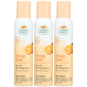 Citrus Magic Odor Eliminating Air Freshener Spray, Orange Blast, 3-Ounce, Pack of 3