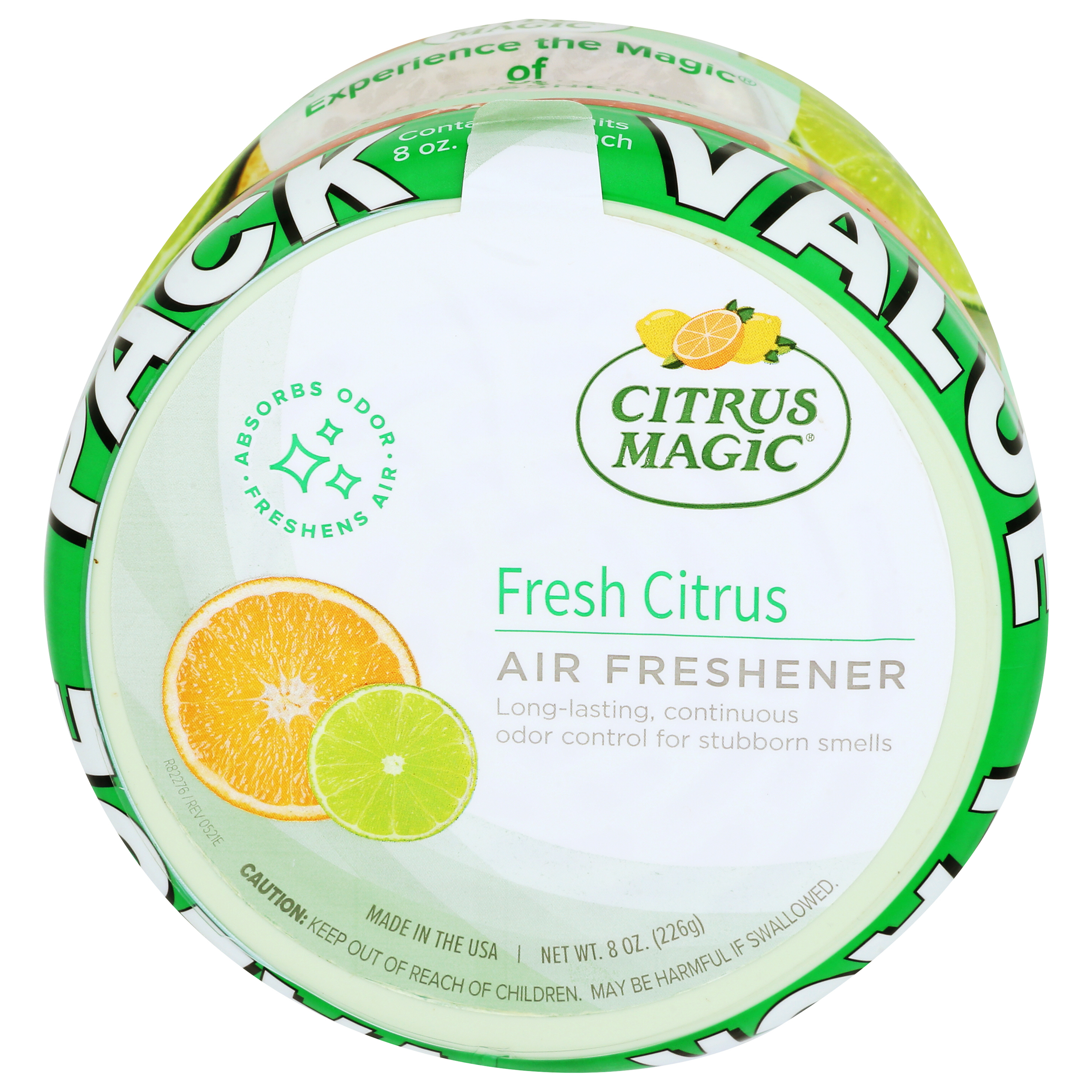 Citrus Magic Odor Absorbing Solid Air Freshener, Fresh Citrus, 8Ounce