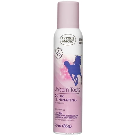 Citrus Magic Odor Eliminating Air Freshener Spray, Unicorn Toots, 3-Ounce Can