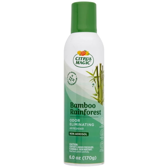 Citrus Magic Odor Eliminating Air Freshener and Room Spray, Bamboo Rainforest, 6-Ounce