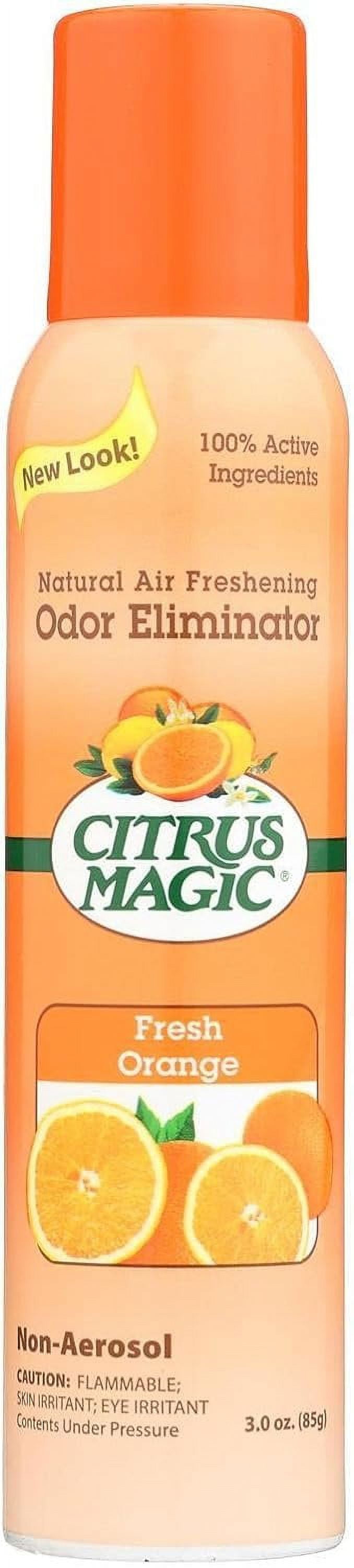 Citrus Magic Odor Eliminating Air Fresheners Fresh Orange Aerosol 3.5