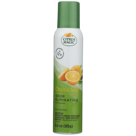 Citrus Magic Citrus and Sage Scent Air Freshener Spray 3 oz Aerosol 1 pk