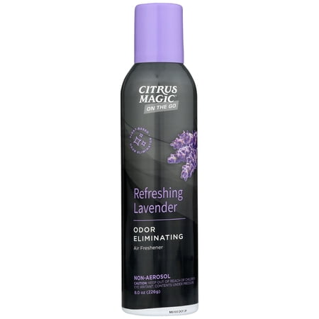 Citrus Magic On The Go Air Freshener Spray for Auto, Refreshing Lavender, 8-Ounce