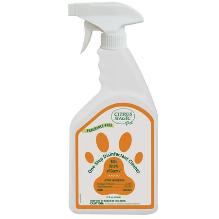 Citrus Magic Pet One-Step Disinfectant Cleaner, 22 Fluid Ounce