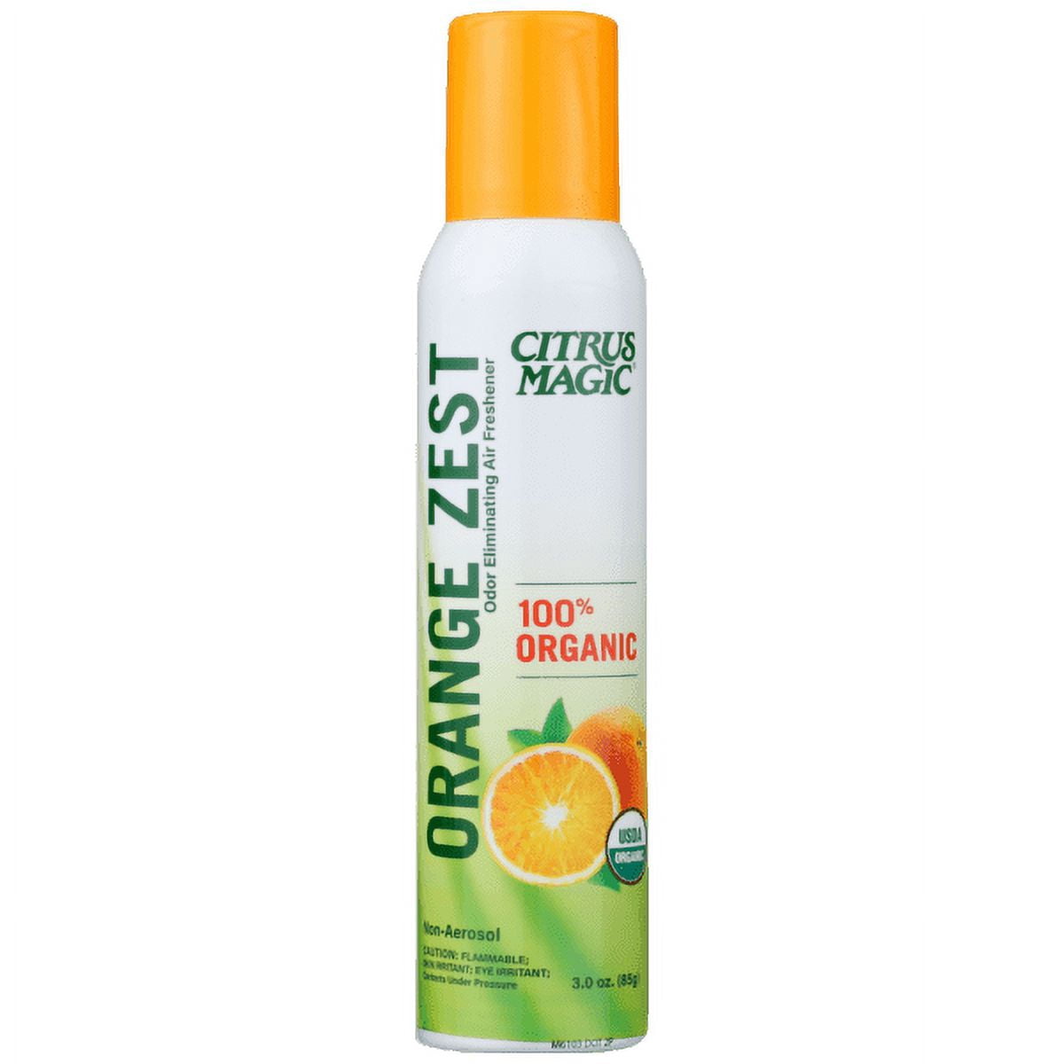 Citrus Magic Organic Spray Air Freshener Orange Zest 3 fl oz Pack of 3