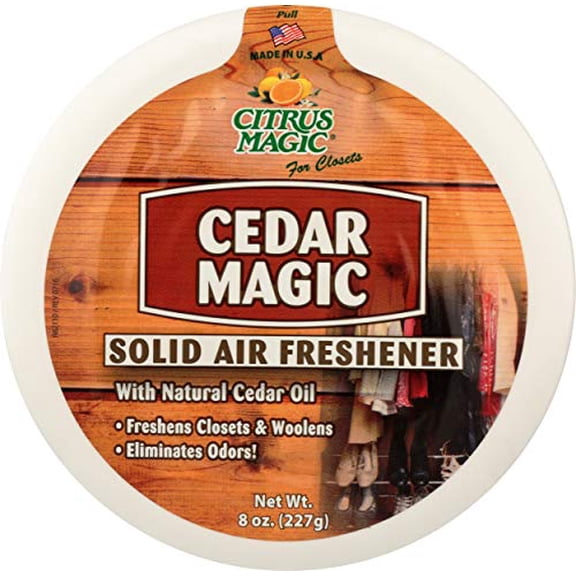 Citrus Magic Solid Air Freshener Cedar, 8-Ounce