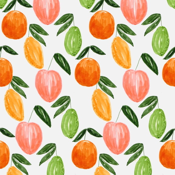 Citrus Medley Lemons Limes Oranges Premium Roll Gift Wrap Wrapping Paper
