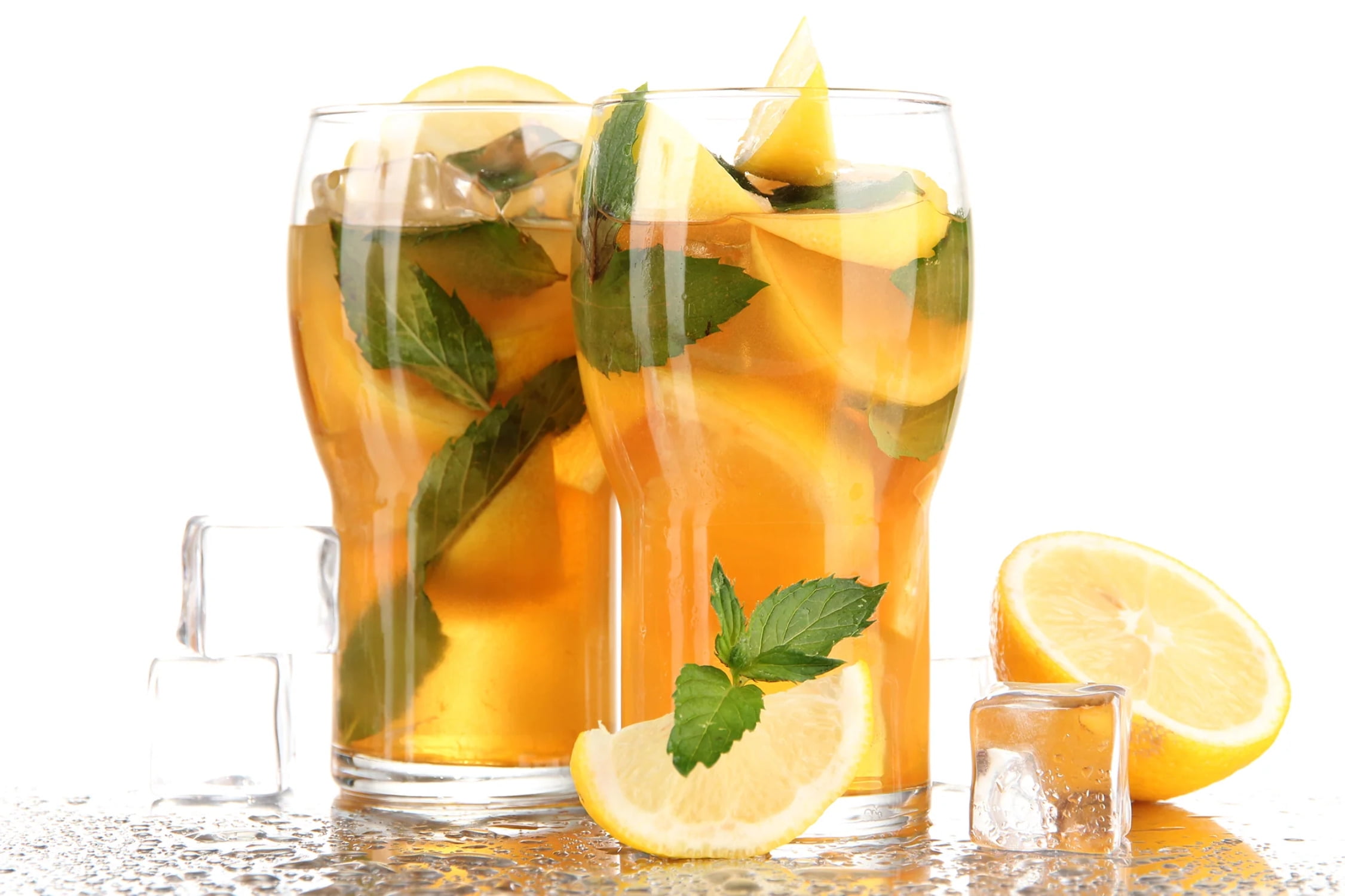 Citrus Mint Green Iced Tea Bags