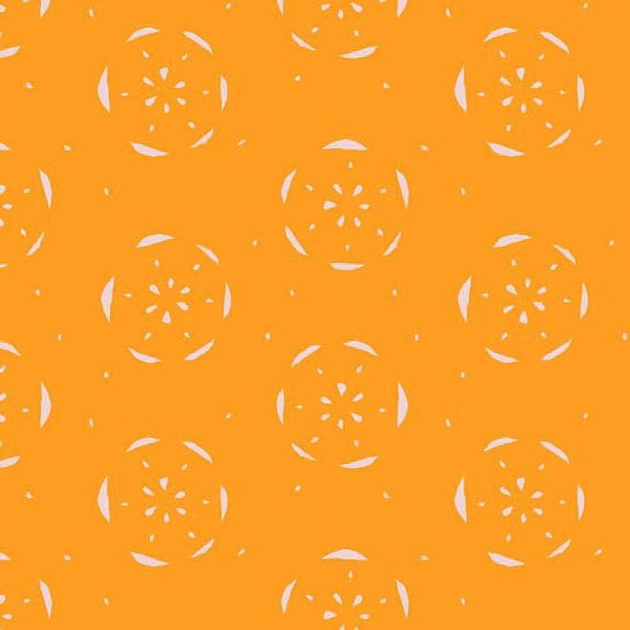 Citrus Orange fruit fabric - AGF Citrus Tangerina Floralish Sold by the Quarter Yard