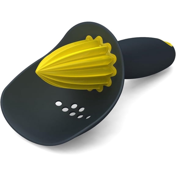 Citrus Reamer, Manual Fruit Juicer for Lemons Limes Oranges Tangerines Pomegranates, Kitchen Tool, dark gray