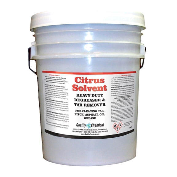 Citrus Solvent Degreaser & Tar Remover - 5 gallon pail