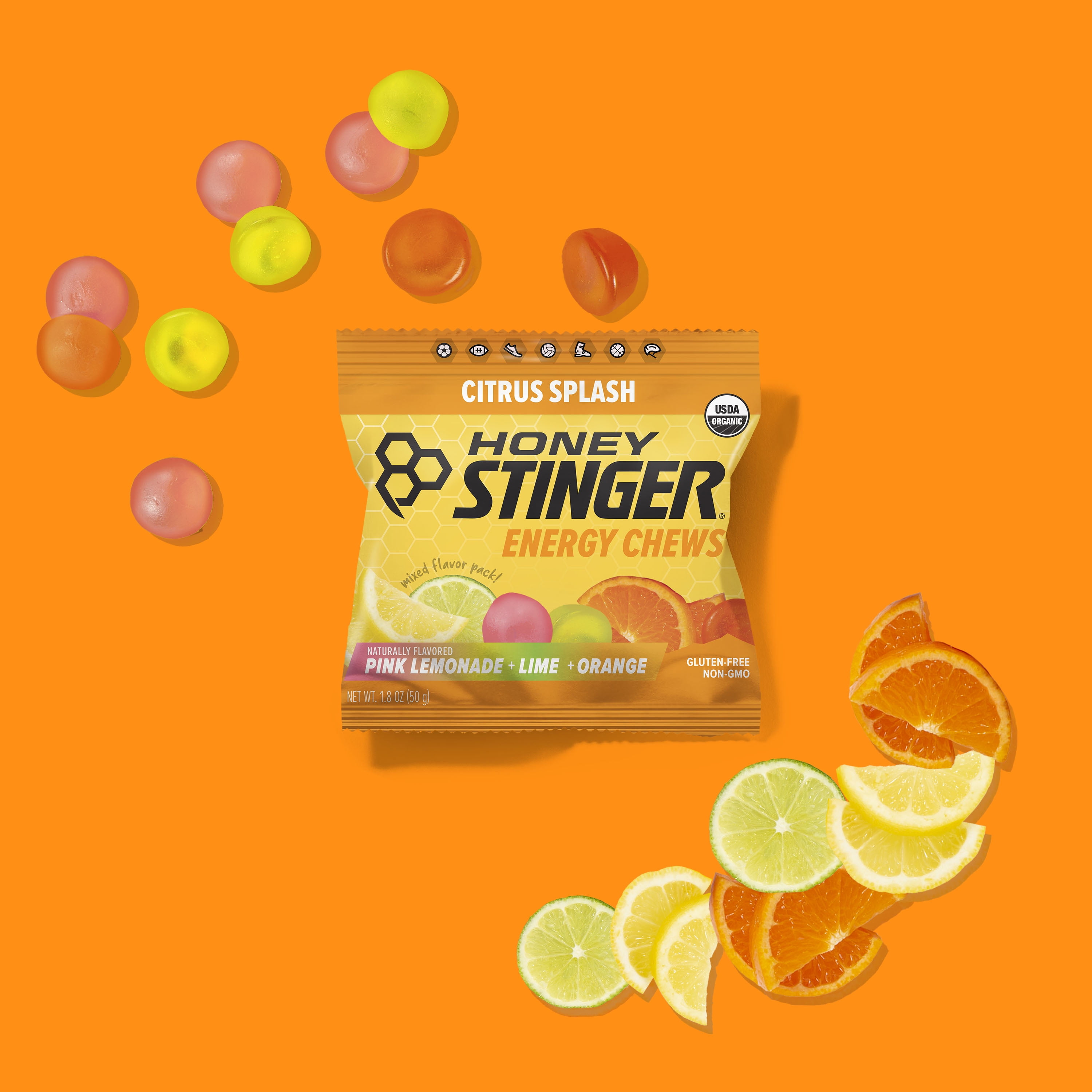 Honey Stinger SS Citrus Splash Chew