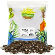 Citrus Tree Potting Soil Mix 8 Quarts, Special Blend for Indoor Oranges, Lemons, Limes and More