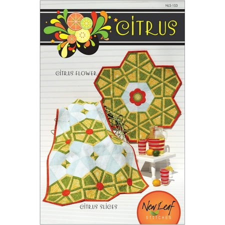 Citrus: Two Refreshing Table Toppers Quilt Pattern by Kari Carr for New Leaf Stitches