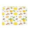 thumbnail image 1 of Citrus spice watercolor pattern Storage Cubes with Lid Fabric Storage Bins Boxes Handles Cotton Linen Closet Organizer Container Decorative Foldable Washable Shelf Cloth Basket, 1 of 5