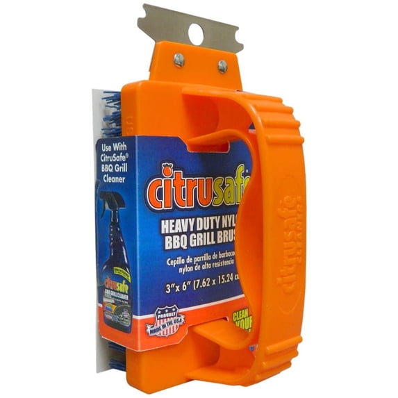 GRILL BRUSH ORANGE 5"" (Pack of 1)