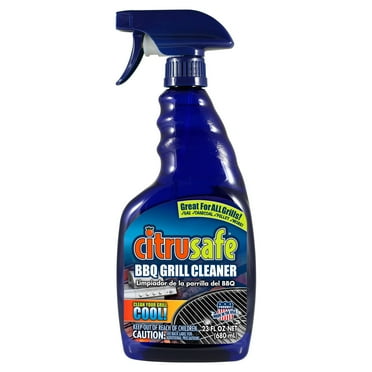 Citrusafe BBQ Grill and Grate Cleaner, 23 fl oz, All Purpose Cleaner