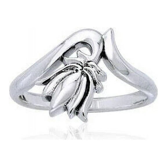 Citta Lotus Flower 925 Sterling Silver Ring Fine Fertility Transcendence Jewelry