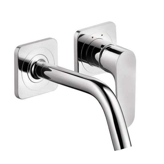 Citterio M Wall Mount 1-Handle Low Arc Bathroom Faucet in Chrome