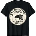 thumbnail image 1 of City 1966 Black Panther Party Distressed Retro T-Shirt, for Men & Women, up to Size 5XL, 1 of 2