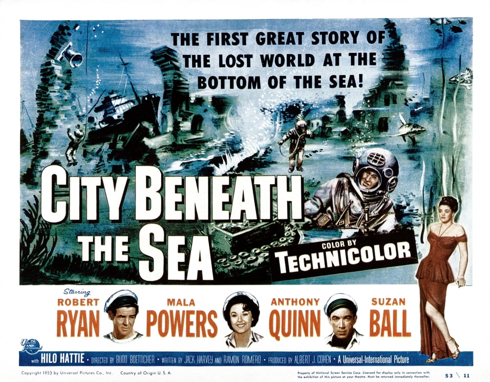 City Beneath The Sea Canvas Art -  (28 x 22)