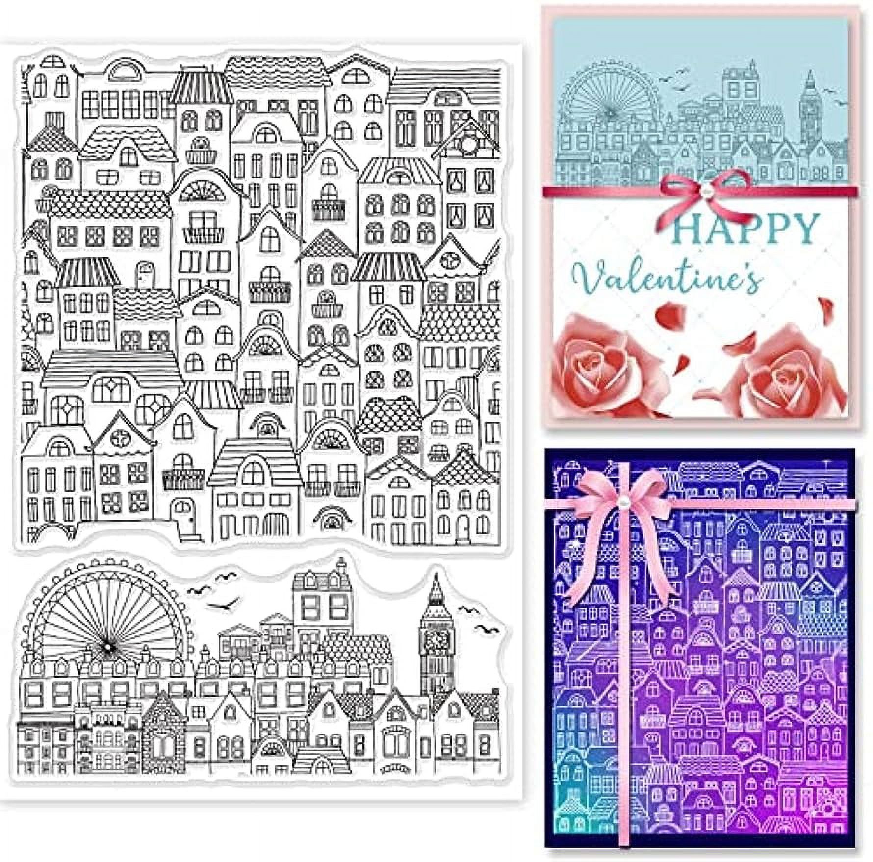 NZJ Christmas Holly Night Clear Stamp - Transparent Silicone Rubber Stamp For Scrapbooking & Card Making