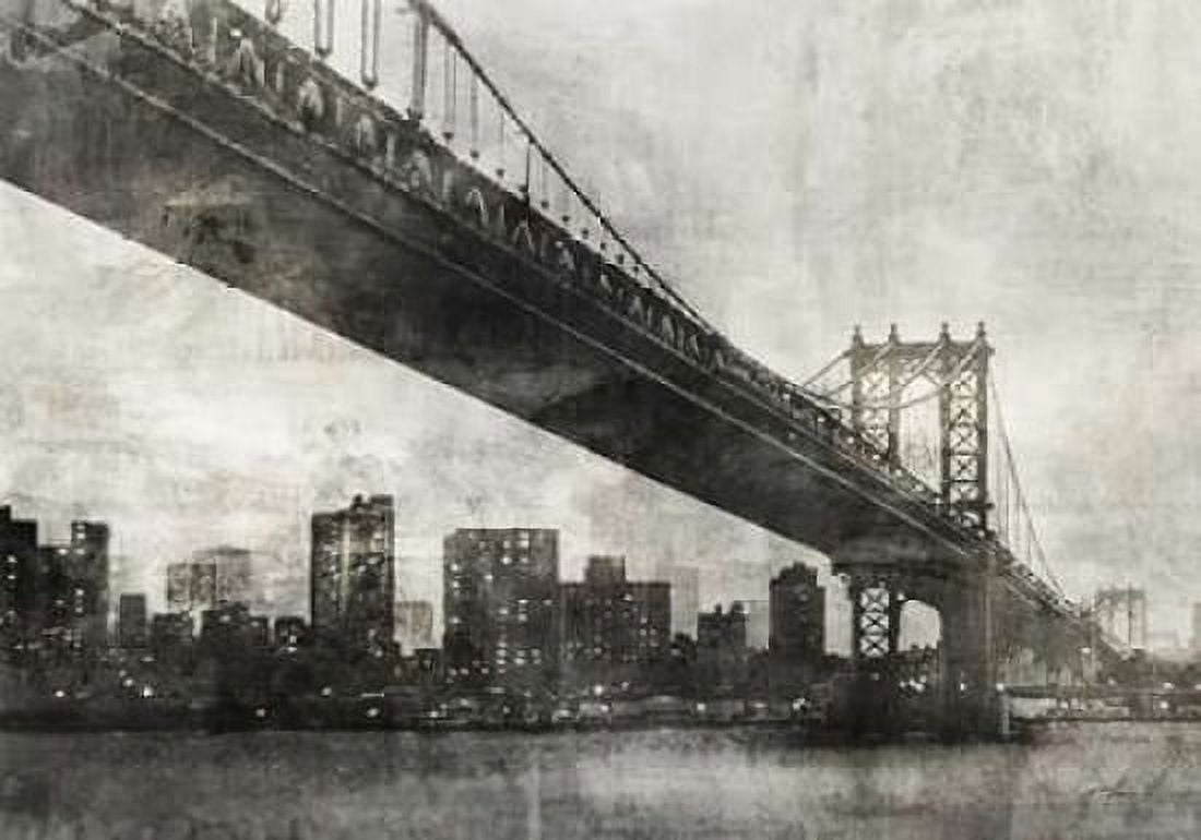 City Bridge 1 Canvas Art - Ken Roko (20 x 28)